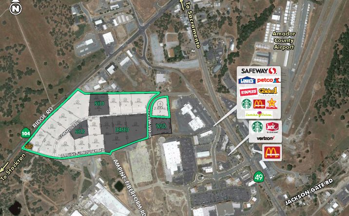 Pictures of Land property located at California 104 & Ampine Fibreform Rd, Sutter Creek, Sutter Creek, CA 95642 for lease - image #1