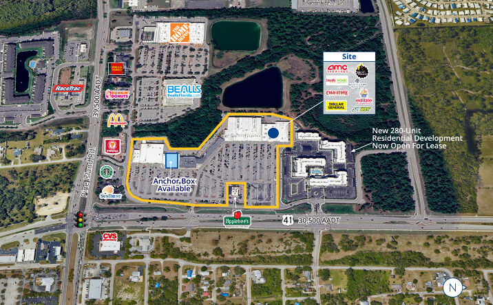 Pictures of Retail property located at 15201 N Cleveland Ave, Fort Myers, FL 33903 for lease - image #1