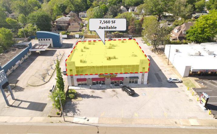 Pictures of Retail, Office property located at 2011 Union Ave, Memphis, TN 38104 for lease - image #1