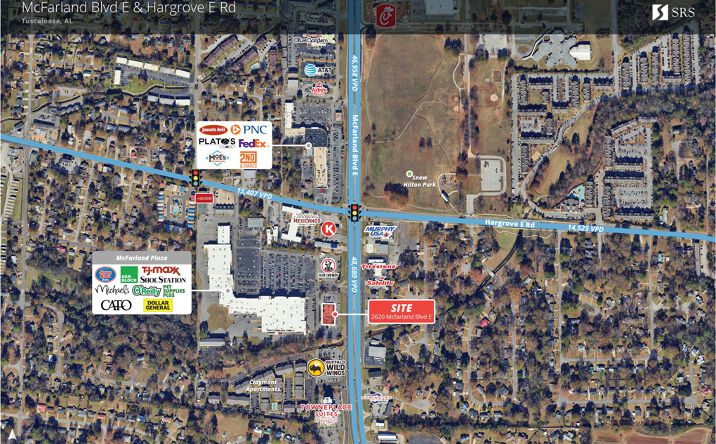 Pictures of Retail, Restaurant, Special Purpose property located at 2620 McFarland Blvd E, Tuscaloosa, AL 35405 for lease - image #1