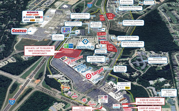 Pictures of Retail, Office, Land property located at E Brewster Rd, Covington, LA 70433 for lease - image #1
