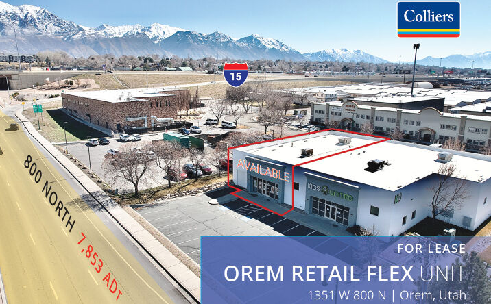 Pictures of Retail property located at 1351 W 800 N, Orem, UT 84057 for lease - image #1