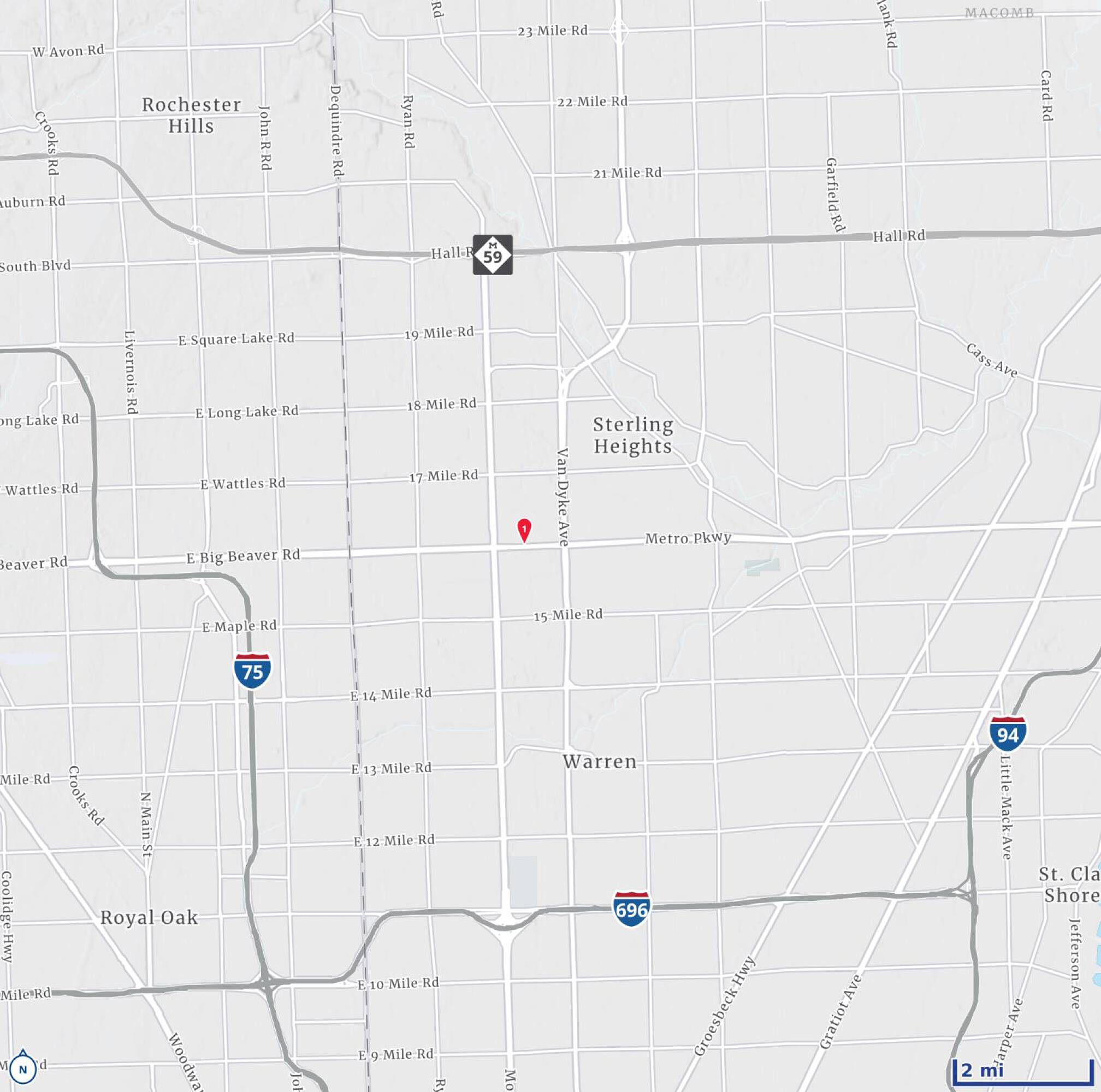 6785 Rid 6785 Metro Pkwy, Sterling Heights, MI 48312 | Crexi.com