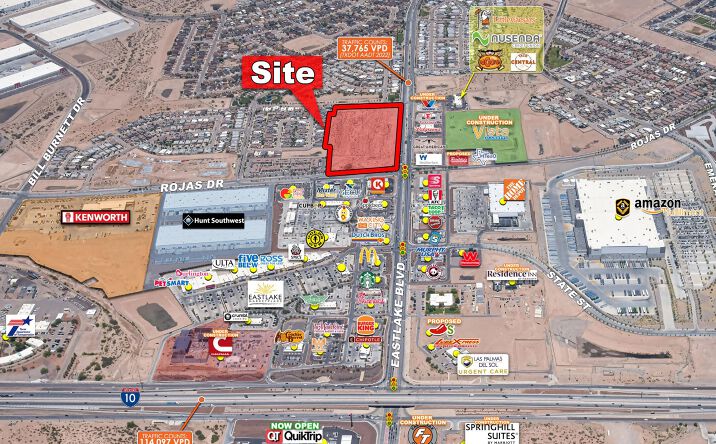 Pictures of Retail property located at NWC Eastlake & Rojas, Horizon City, TX 79928 for lease - image #1
