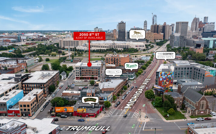 Pictures of Retail property located at 2050 8th Street, Detroit, MI 48216 for lease - image #1