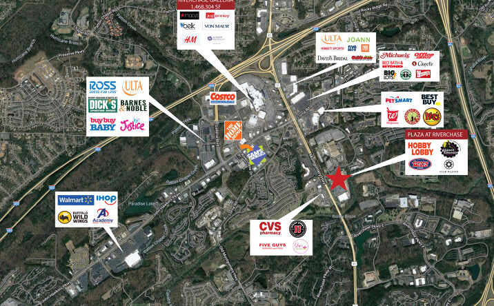 Pictures of Retail property located at 1855 Montgomery Hwy, Birmingham, AL 35244 for lease - image #1