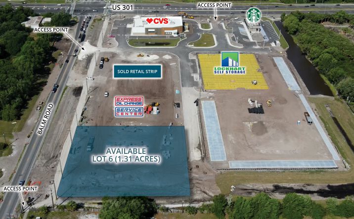 Pictures of Retail, Land property located at US 301 & Balm Road, Riverview, FL 33579 for lease - image #1