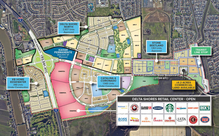Pictures of Retail, Land property located at Delta Shores, Sacramento, CA 95832 for lease - image #1