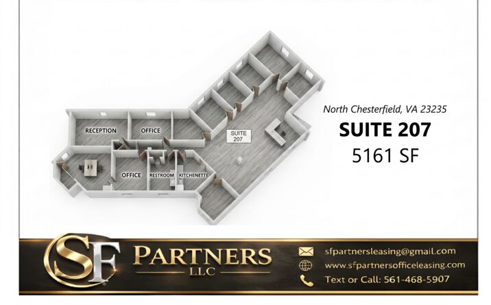 Pictures of Office property located at 10800 Midlothian Tpke, Richmond, VA 23235 for lease - image #1