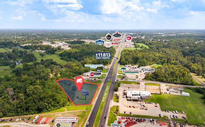 Pictures of Land property located at 13080 Airline Hwy, Gonzales, LA 70737 for lease - image #1
