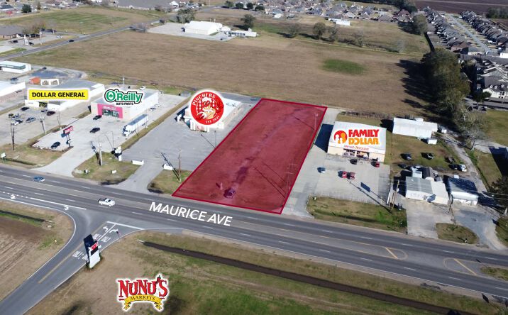 Pictures of Land property located at 9500 Blk Maurice Ave, Maurice, LA 70555 for lease - image #1
