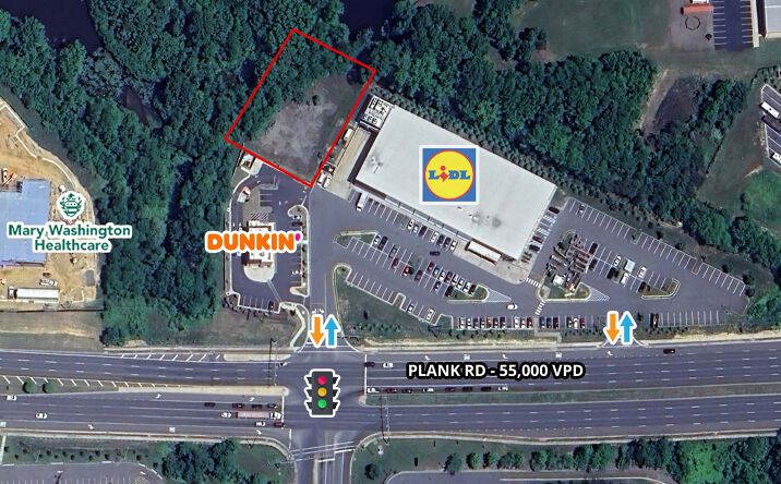 Pictures of Land property located at 5457 Plank Rd, Fredericksburg, VA 22407 for lease - image #1