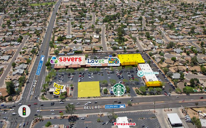 Pictures of Retail property located at SWC 35th Ave & Bell Rd, Phoenix, AZ 85053 for sales - image #1
