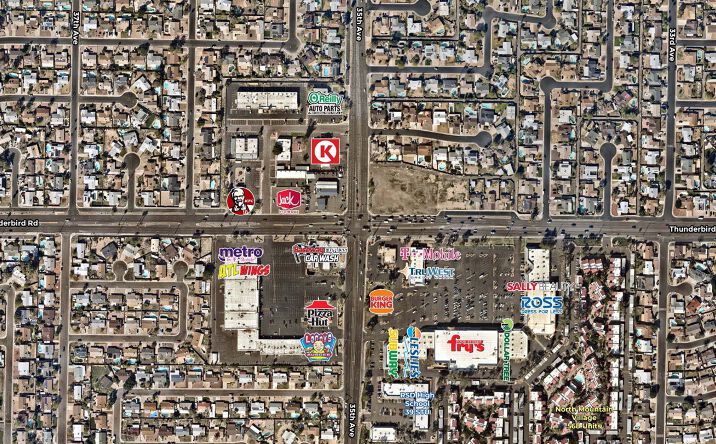 Pictures of Retail property located at SEC 35th Ave & Thunderbird Rd, Phoenix, AZ 85053 for lease - image #1