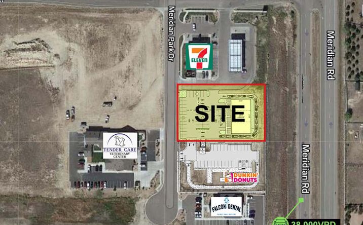 Pictures of Retail property located at Bent Grass Meadows Rd & Meridian Rd, Falcon, CO 80831 for lease - image #1