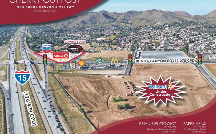 Pictures of Retail, Office, Land, Restaurant property located at NEQ Bundy Canyon & 215 Fwy, Wildomar, CA 92595 for lease - image #1