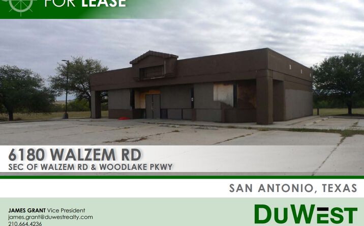 Pictures of Retail, Land, Restaurant property located at 6180 Walzem Rd, San Antonio, TX 78239 for lease - image #1