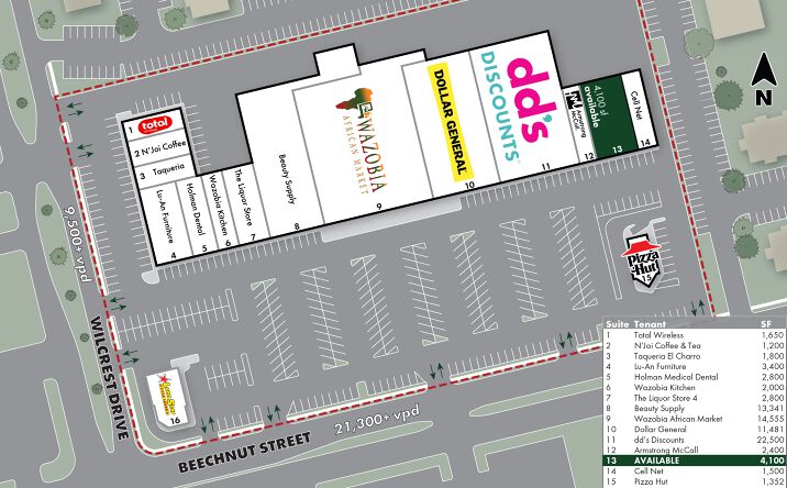 Pictures of Retail property located at 10828 Beechnut St, Houston, TX 77072 for lease - image #1