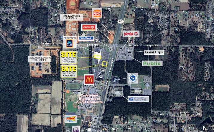 Pictures of Retail, Land property located at 1390 N Ferdon Blvd, Crestview, FL 32536 for lease - image #1