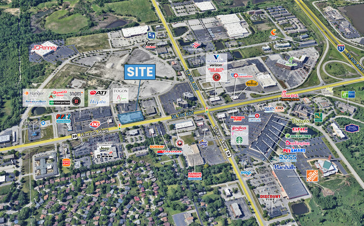 Pictures of Retail property located at 4605 W Lincoln Hwy, Matteson, IL 60443 for lease - image #1