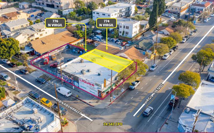 Pictures of Retail, Restaurant property located at 774 N Virgil Ave, Los Angeles, CA 90029 for lease - image #1
