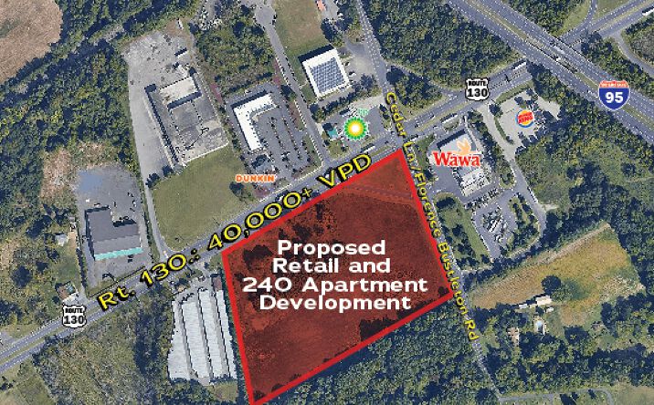 Pictures of Retail, Industrial, Restaurant property located at Rt 130 and Cedar Lane Florence NJ 08016, Florence, NJ 08016 for sales - image #1