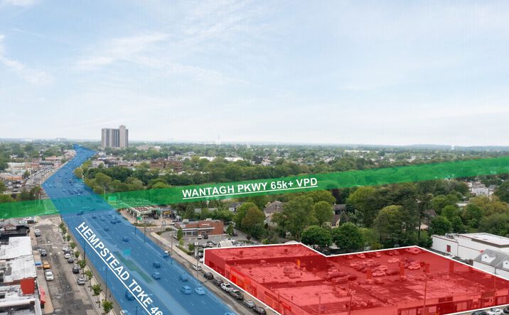 Pictures of Retail property located at 2705-2731 Hempstead Tpke & 10-26 Wolcott Rd, Levittown, NY 11756 for lease - image #1