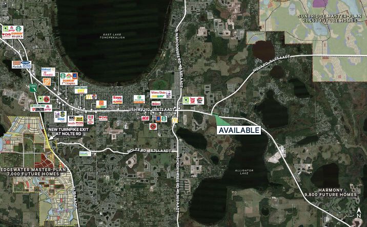 Pictures of Retail, Land property located at Hwy US-192 & Nova Rd, St. Cloud, FL 34771 for lease - image #1