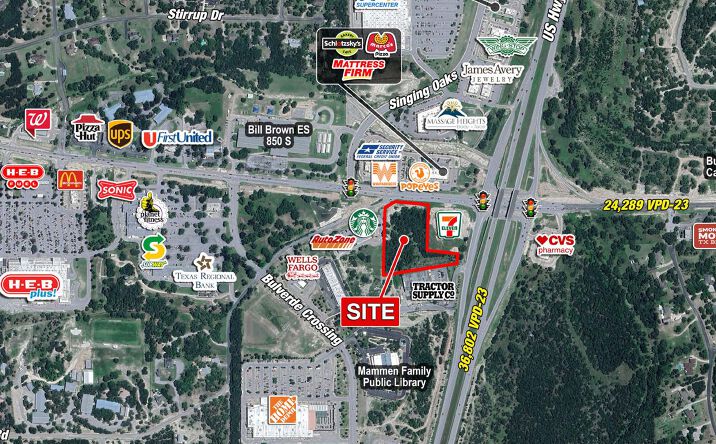 Pictures of Retail, Land property located at Intersection of Hwy 281 & SH-46 Bulverde, San Antonio, TX 78163 for lease - image #1