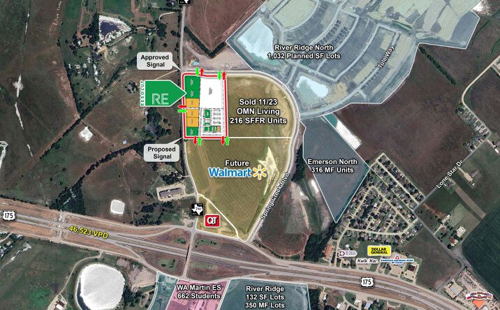 Pictures of Retail, Land property located at SEC of Spring Creek Blvd & FM-741, Crandall, TX 75114 for lease - image #1