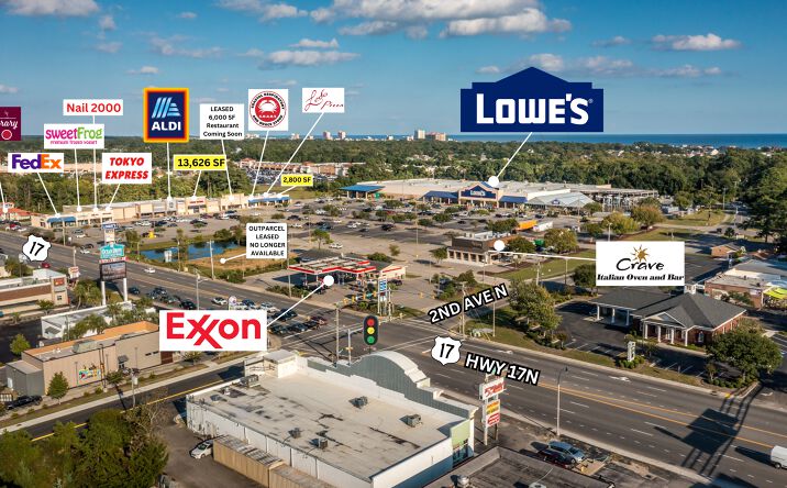 Pictures of Retail property located at 200 Hwy 17 N, North Myrtle Beach, SC 29582 for lease - image #1