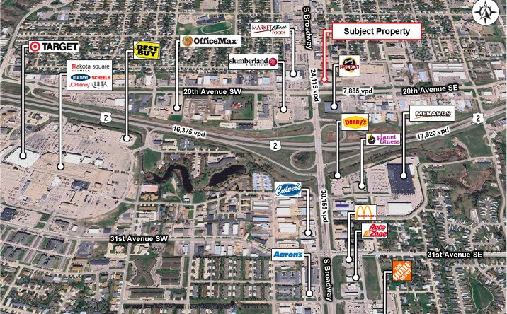 Pictures of Retail, Office property located at 1933 S Broadway, Minot, ND 58701 for lease - image #1