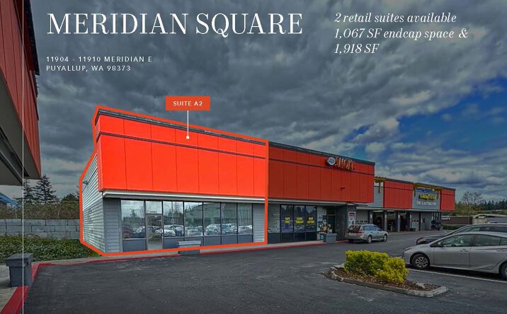 Pictures of Retail property located at 11904 - 11910 Meridian East, Puyallup, WA 98373 for lease - image #1