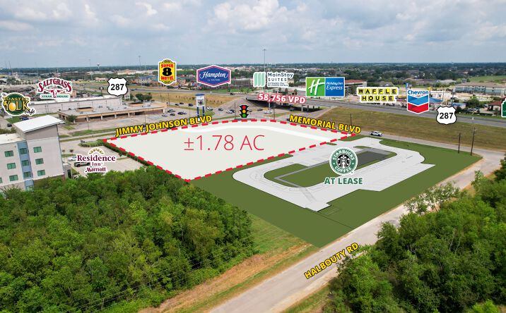 Pictures of Retail, Land property located at SEC Jimmy Johnson Blvd. & Memorial Blvd., Port Arthur, TX 77640 for lease - image #1