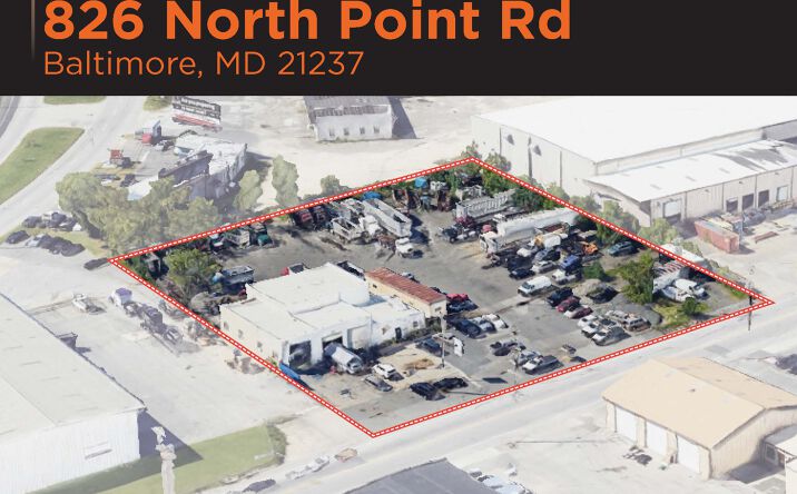 Pictures of Industrial property located at 826 North Point Rd, Baltimore, MD 21224 for lease - image #1