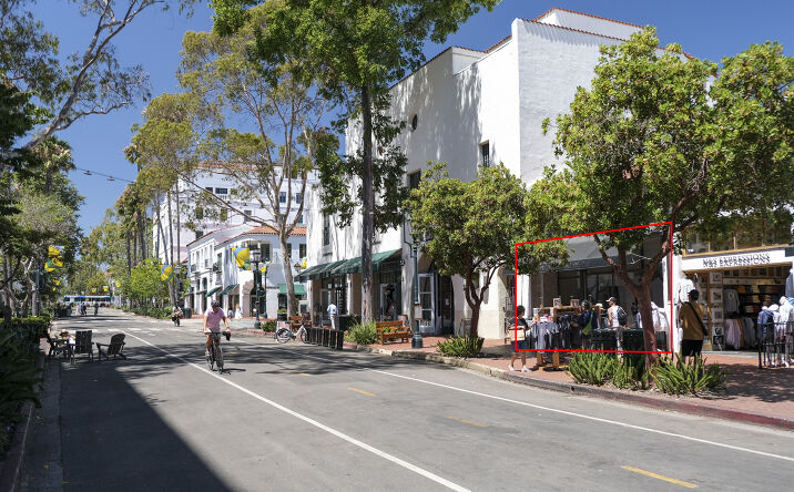 Pictures of Retail, Restaurant property located at 738 State St, Santa Barbara, CA 93101 for lease - image #1
