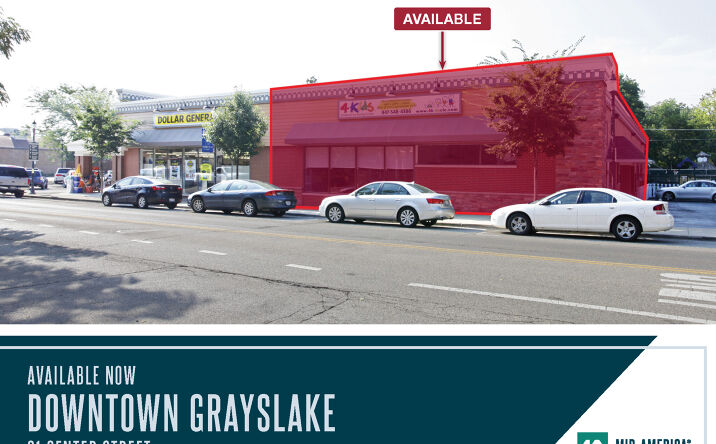 Pictures of Retail property located at 61 Center St, Grayslake, IL 60030 for lease - image #1