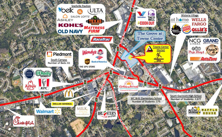 Pictures of Retail, Restaurant property located at 2265 Wisteria Dr SW, Snellville, GA 30078 for lease - image #1