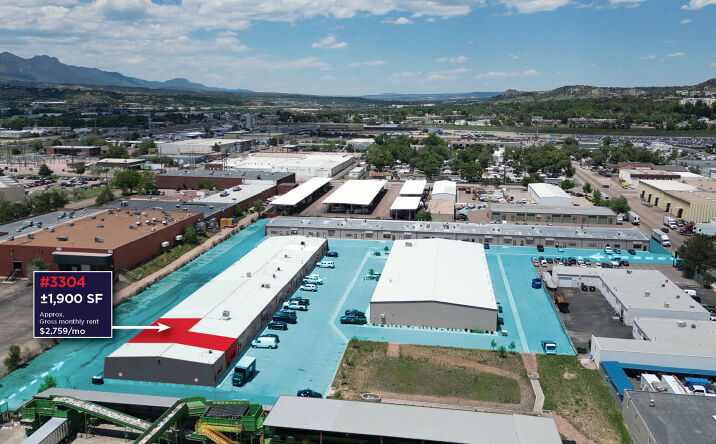 Pictures of Industrial property located at 3302-3368 Adobe Court, Colorado Springs, CO 80907 for lease - image #1