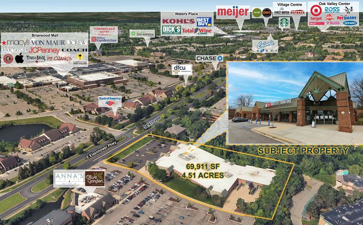 Pictures of Retail property located at 425 E Eisenhower Pkwy, Ann Arbor, MI 48108 for lease - image #1
