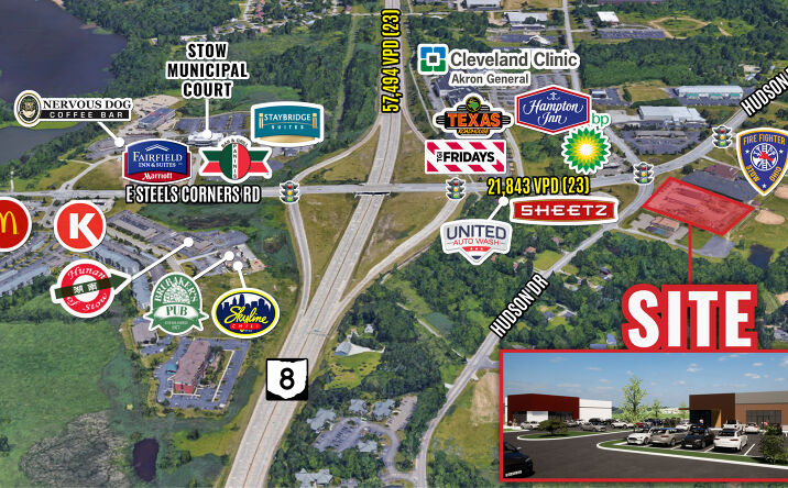 Pictures of Retail, Land property located at 4141 Hudson Dr, Stow, OH 44224 for lease - image #1
