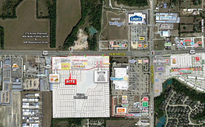 Pictures of Retail property located at SWQ US-380 & Custer Rd, McKinney, TX 75071 for lease - image #1