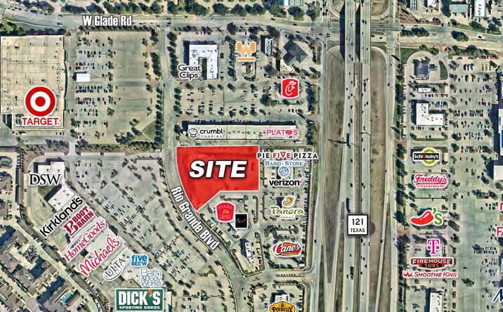 Pictures of Retail property located at SWQ SH-121 & Glade Rd, Euless, TX 76039 for lease - image #1