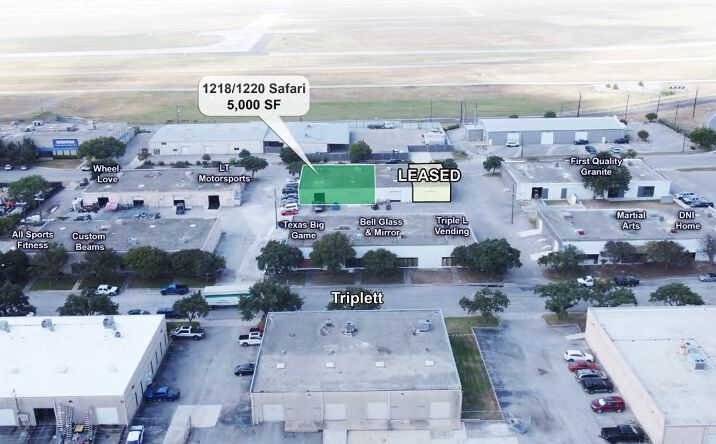 Pictures of Office, Industrial property located at 1214 & 1218/1220 Safari, San Antonio, TX 78216 for lease - image #1
