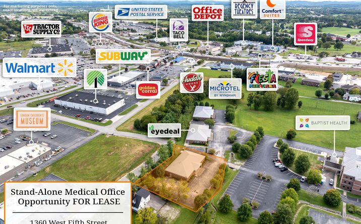 Pictures of Office property located at 1360 W 5th St, London, KY 40741 for lease - image #1