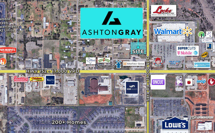 Pictures of Retail property located at 215 N Sara Rd, Mustang, OK 73064 for lease - image #1