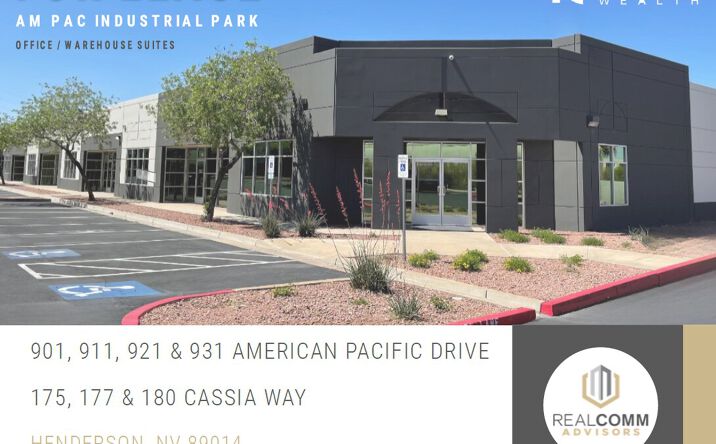 Pictures of Industrial, Office property located at 901, 911, 921 & 931 American Pacific Drive & 175, 177 & 180 Cassia Way, Henderson, NV 89014 for lease - image #1