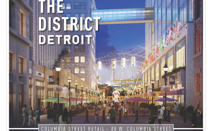 Pictures of Retail, Restaurant property located at 55 W Columbia St, Detroit, MI 48201 for lease - image #1