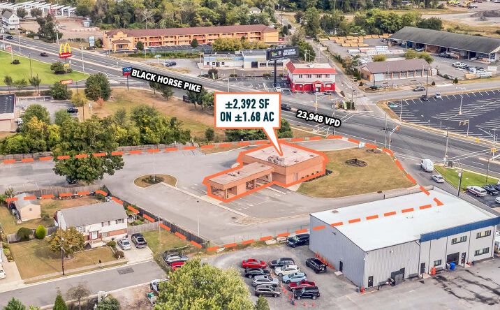 Pictures of Retail property located at 935 Black Horse Pike, Pleasantville, NJ 08232 for sales - image #1