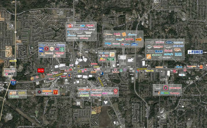 Pictures of Land property located at 4040 Watson Blvd, Warner Robins, GA 31093 for lease - image #1